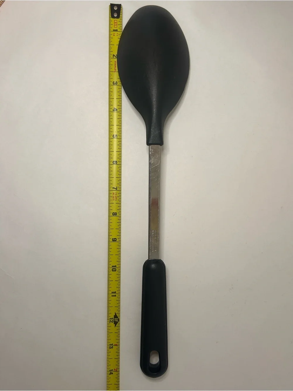 Circulon Serving Cooking Spoon Black‎ Silver Utensil 14”